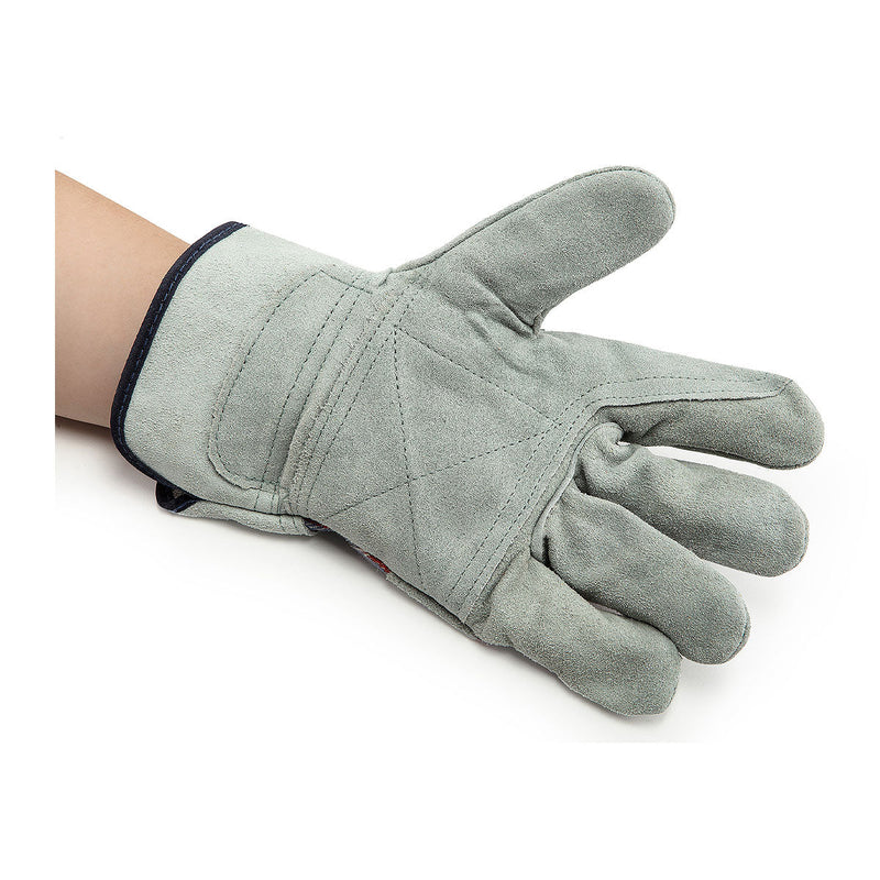 Găng tay bảo hộ chống cắt SATA chất liệu da bò