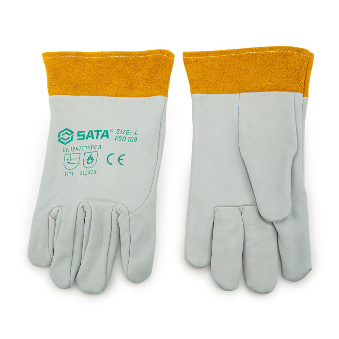 Găng tay bảo hộ hàn SATA FS0109 chất liệu da cừu