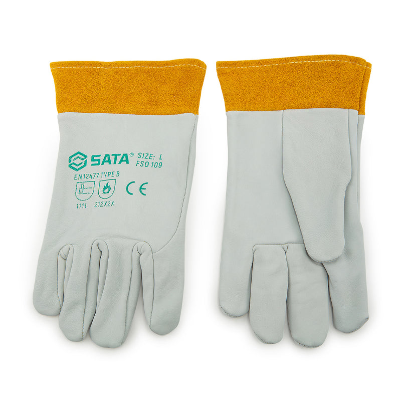 Găng tay bảo hộ hàn SATA FS0109 chất liệu da cừu