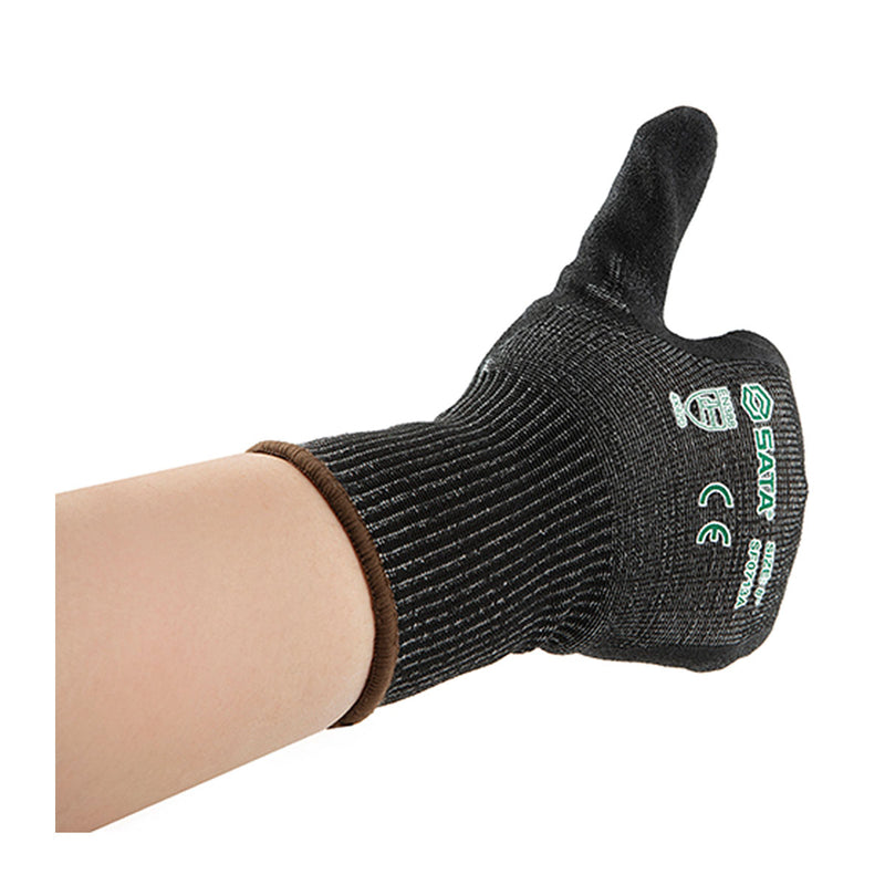 Găng tay bảo hộ chống cắt SATA chiều dài từ 200mm - 230mm