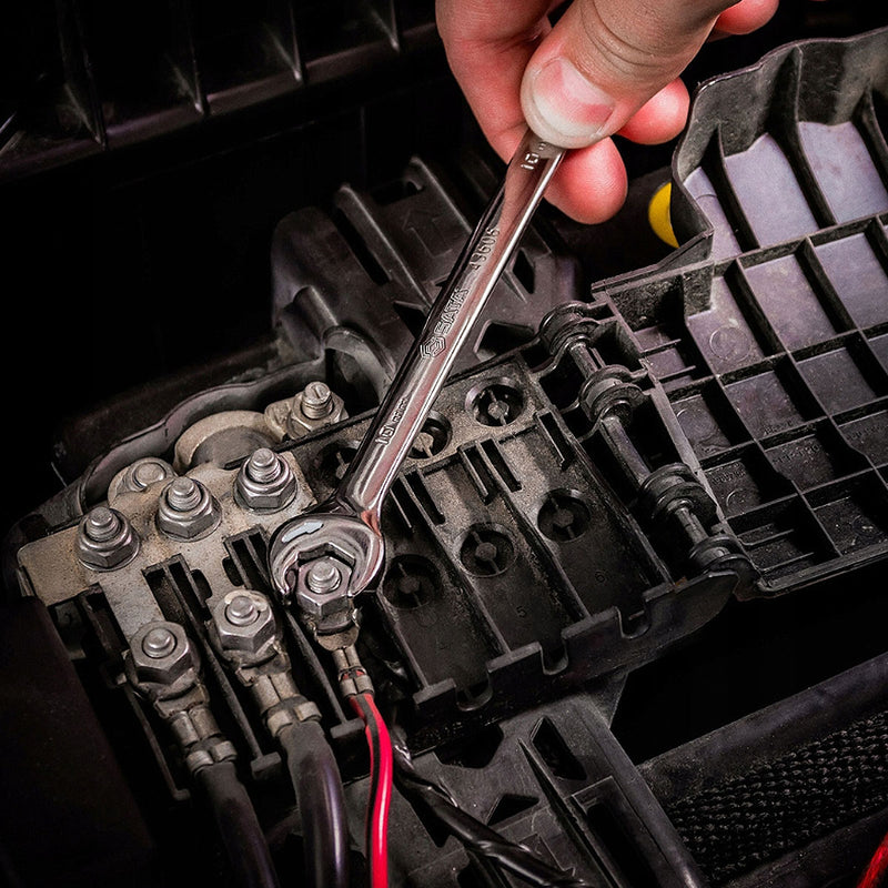 Bộ cờ lê vòng miệng tự động 8 chi tiết SATA ST08007ASJ kích thước từ 8mm - 19mm