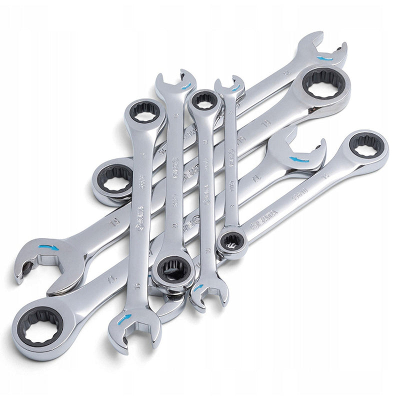 Bộ cờ lê vòng miệng tự động 8 chi tiết SATA ST08007ASJ kích thước từ 8mm - 19mm