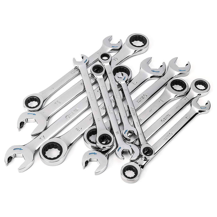 Bộ cờ lê vòng miệng tự động 12 chi tiết SATA ST09066-02 kích thước từ 8mm- 19mm