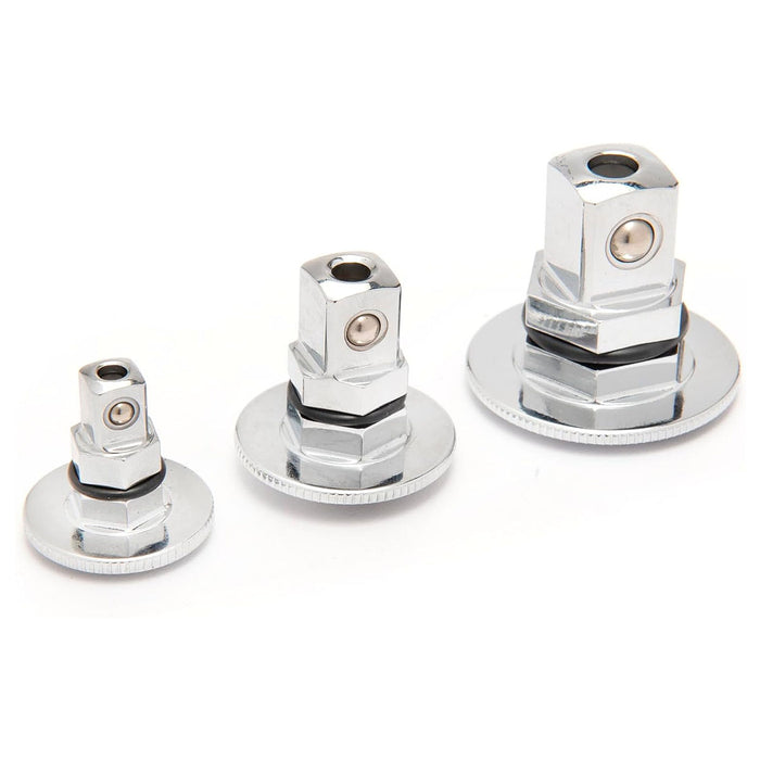 Bộ 3 đầu chuyển cốt SATA ST09084SJ dùng cho cờ lê vòng tự động, kích thước cốt từ 1/4 inch - 1/2 inch