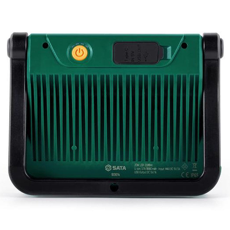 Đèn LED SATA ST90614 dùng Pin sạc qua cổng USB, độ sáng 2,000lm