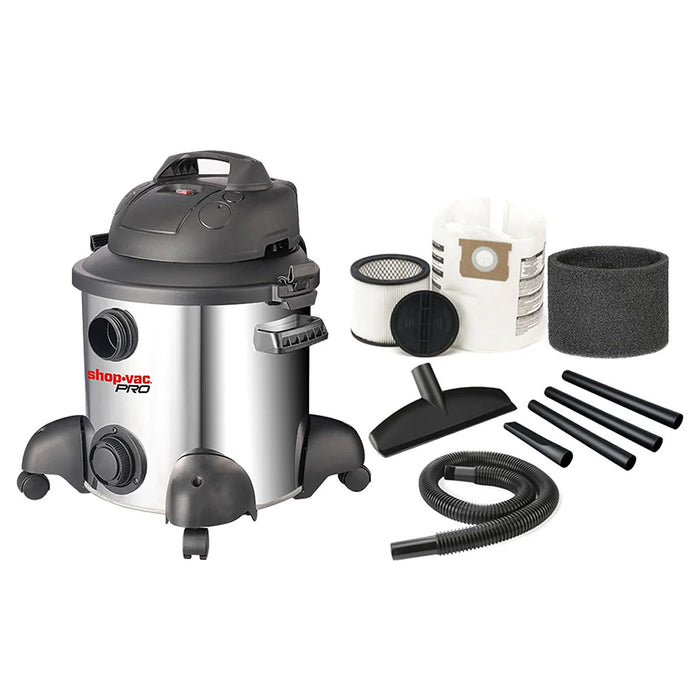 Máy hút và thổi bụi Shop-Vac 92722205 công suất 1800W, dung tích 30L, chất liệu Inox ( Hút khô & ướt )