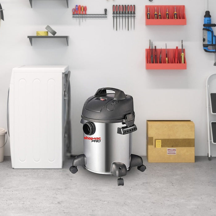 Máy hút và thổi bụi Shop-Vac 92722209 công suất 1800W, dung tích 20L, chất liệu Inox ( Hút khô & ướt )