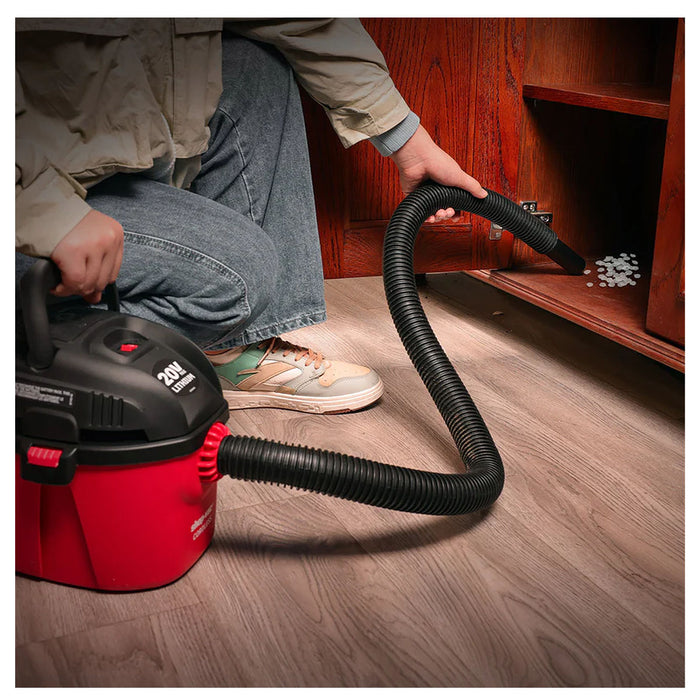 Máy hút và thổi bụi Shop-Vac SV5430081 dùng Pin sạc tích hợp 20V, công suất 200W, dung tích 4L ( Hút khô & ướt )