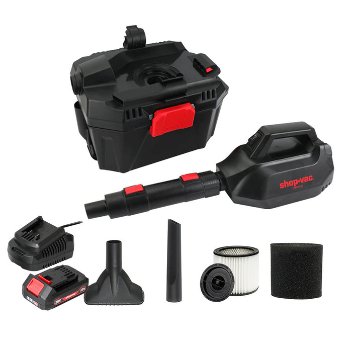 Máy hút và thổi bụi Shop-Vac SV5430022 dùng Pin 20V, công suất 200W, dung tích 7.6L ( Hút khô & ướt )