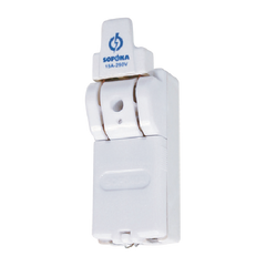 Cầu dao SOPOKA D1: 15A-2P Cực đúc