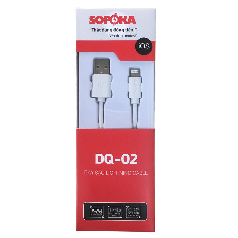 Dây sạc Lightning dành cho Iphone SOPOKA DQ-02