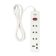 Ổ cắm điện SOPOKA 4M2-5 đa năng 4 lỗ 2200W, dây 4.5m, chịu tải lớn, chống cháy nổ, an toàn cho thiết bị công suất cao.