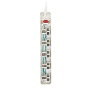Ổ cắm 6 cổng chuẩn Anh SOPOKA 6E1, dây 3m/5m, chịu tải 10A-250V, an toàn cho thiết bị nhập khẩu.