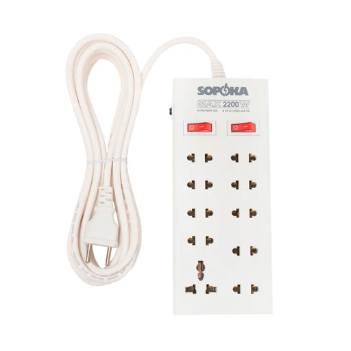 Ổ cắm SOPOKA 10 cổng chịu nhiệt 