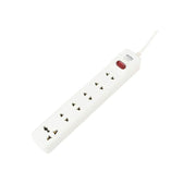 Ổ cắm điện 6 cổng SOPOKA 6M1-3/6M1-5, công suất 1200W, dây 2.5m/4.5m