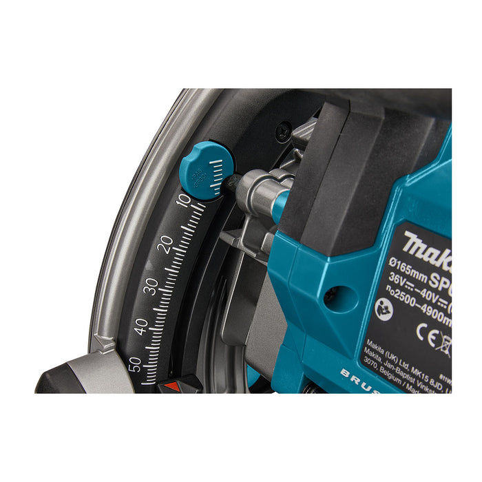 Máy cưa đĩa Makita SP001G dùng Pin 40Vmax XGT, đường kính lưỡi 165mm công nghệ AWS