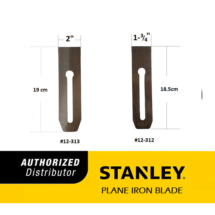 Lưỡi thay thế cho bào gỗ cầm tay 45mm Stanley 1-12-312, xuất sứ UK