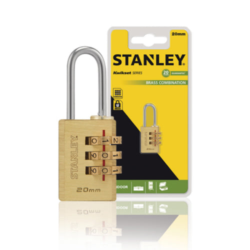 Ổ khóa số 3 cọc số STANLEY S742-050 kích thước 20mm (Limited)