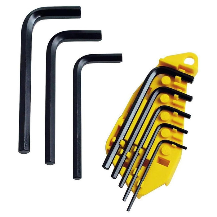 Bộ lục giác hệ inch 8 chi tiết Stanley 69-252 kích thước từ 1/16 inch - 1/4 inch