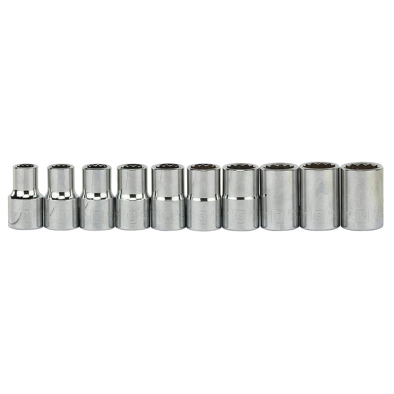 Bộ đầu tuýp hệ mét 27 chi tiết Stanley 86-477-6 cốt 1/2 inch