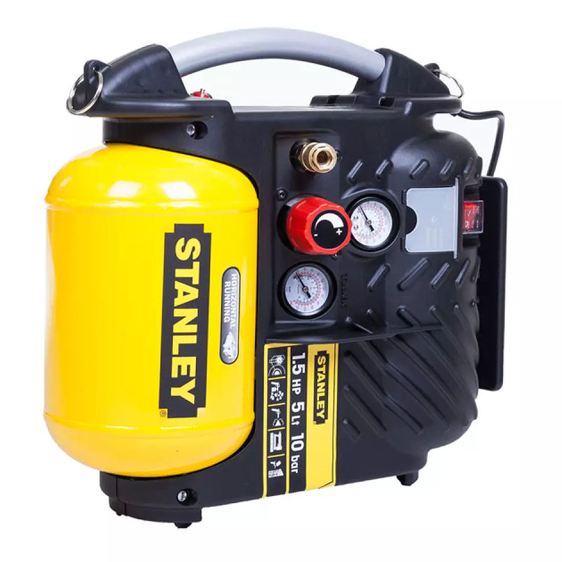 Máy nén khí không dầu mini Stanley DN200/10/5 công suất 1100W (1.5HP), dung tích 5 lít