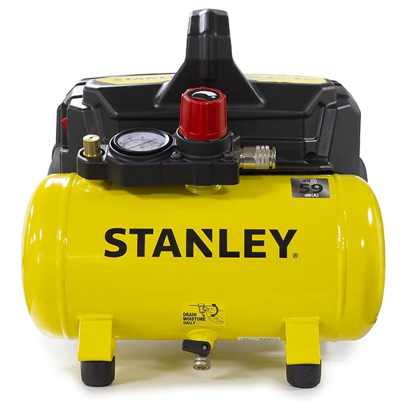 Máy nén khí không dầu Stanley DST100/8/6 công suất 750W (1HP), dung tích 6 lít