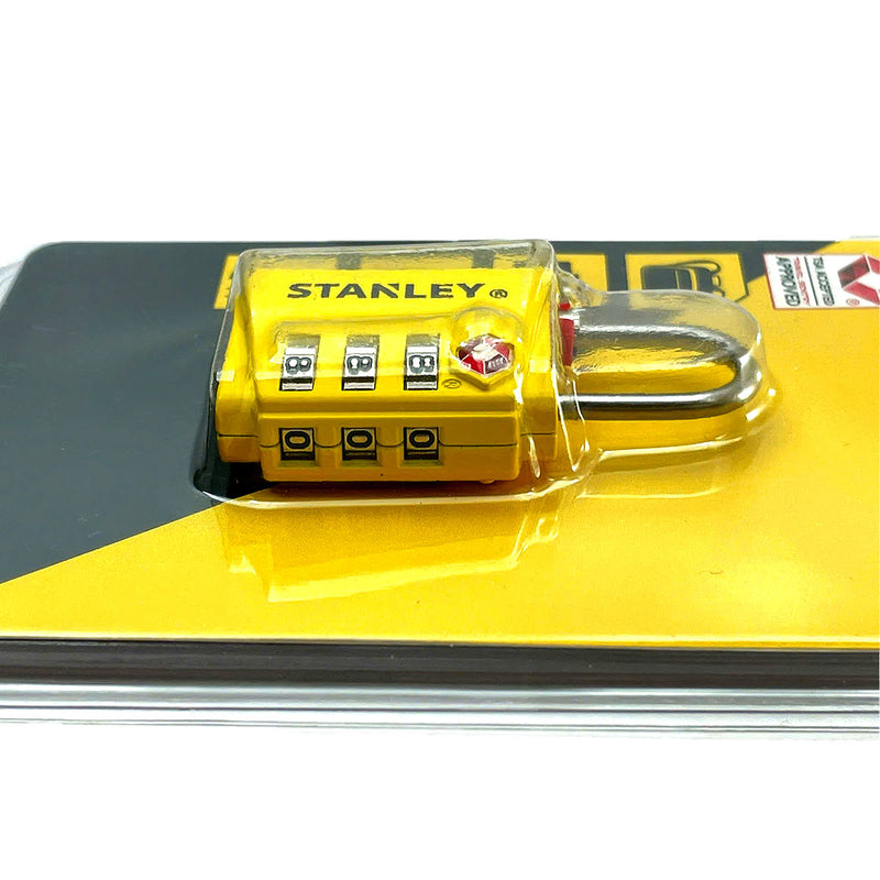 Ổ khóa số STANLEY 3 cọc số,  kích thước 30mm, càng khoá mỏng