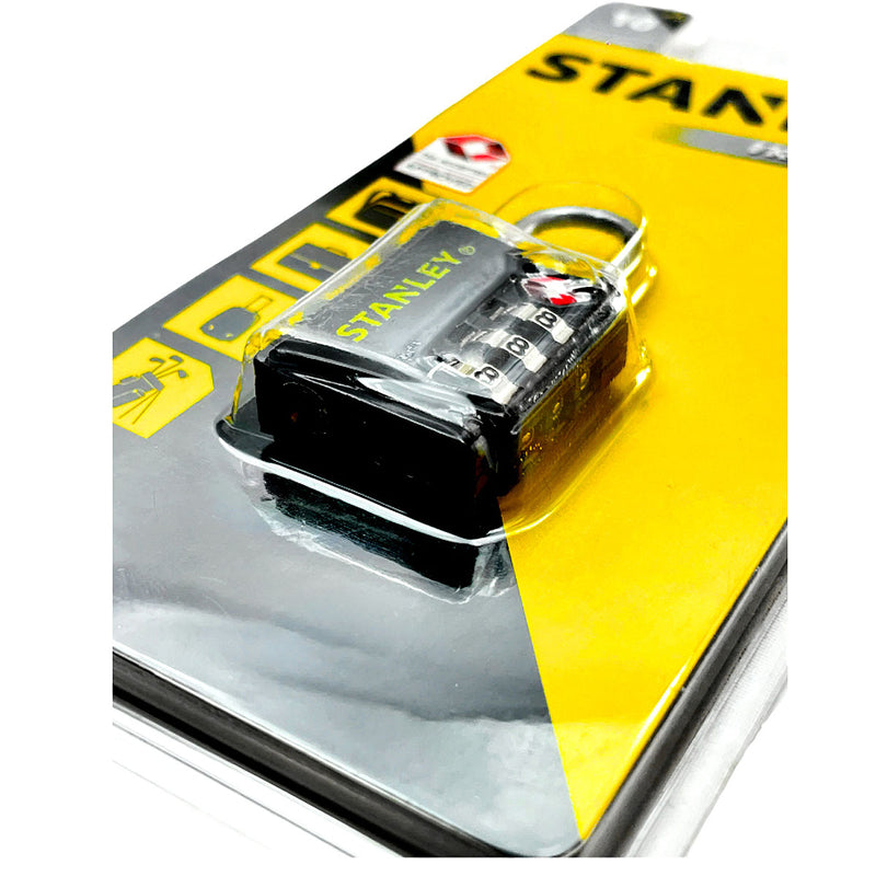 Ổ khóa số STANLEY 3 cọc số,  kích thước 30mm, càng khoá mỏng