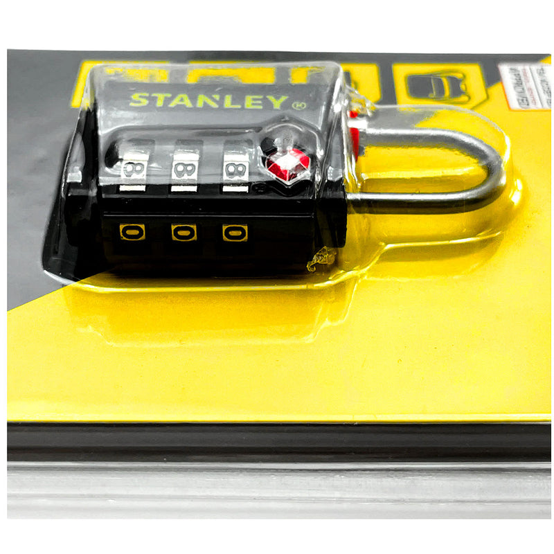 Ổ khóa số STANLEY 3 cọc số,  kích thước 30mm, càng khoá mỏng