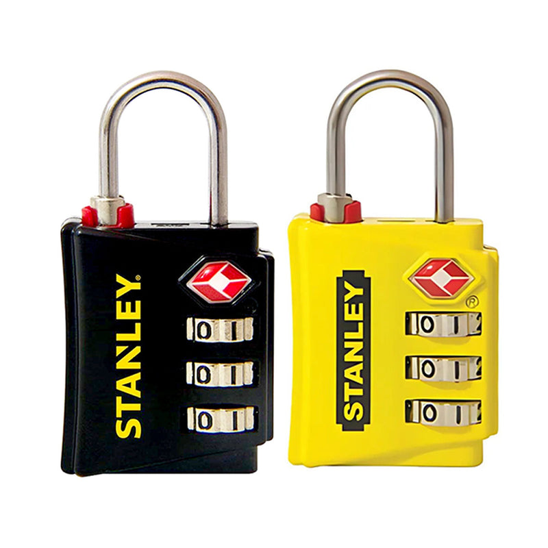 Ổ khóa số STANLEY 3 cọc số,  kích thước 30mm, càng khoá mỏng