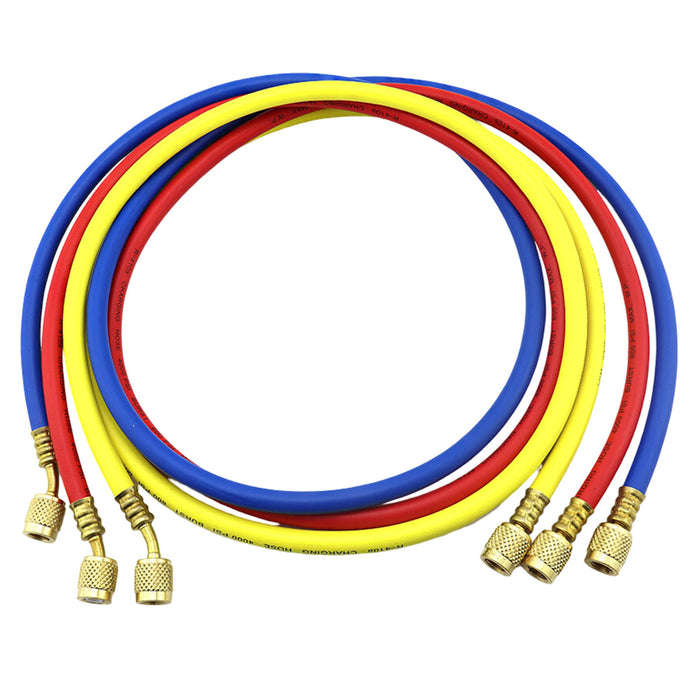 Bộ 3 dây gas đồng hồ áp suất Super Stars CT-360-RYB-H dài 150cm, dùng cho gas R32, R410A