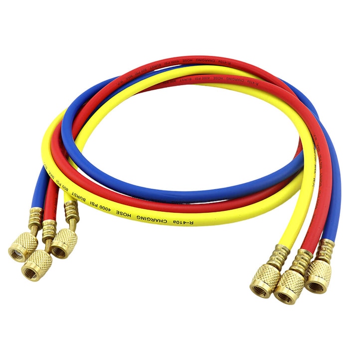 Bộ 3 dây gas đồng hồ áp suất Super Stars CT-360-RYB-H dài 150cm, dùng cho gas R32, R410A