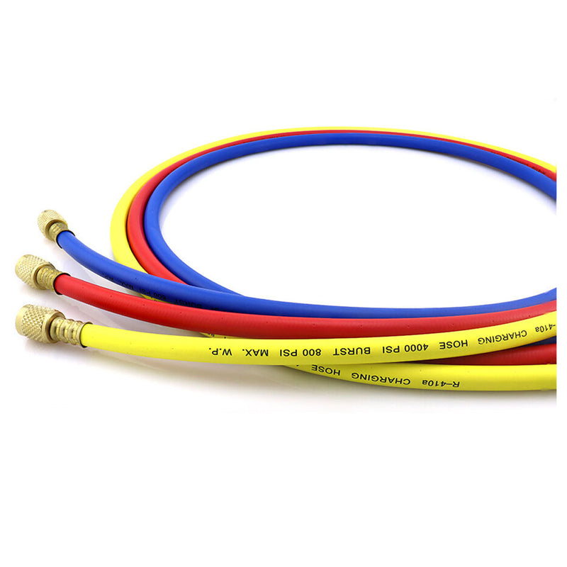 Bộ 3 dây gas đồng hồ áp suất Super Stars CT-360-RYB-H dài 150cm, dùng cho gas R32, R410A