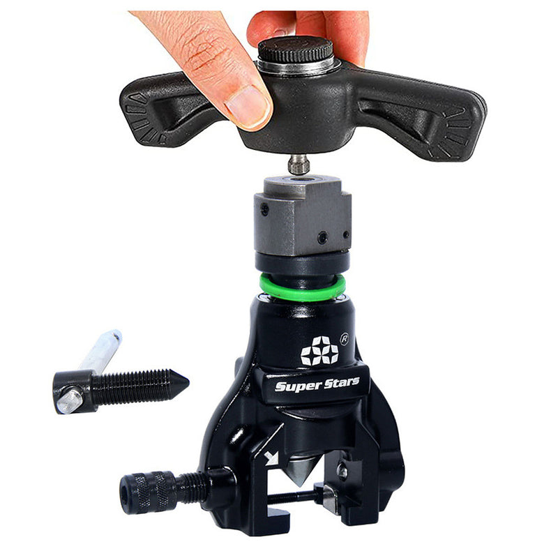 Dụng cụ loe ống đồng Super Stars ST-R806A loe tay kết hợp loe máy, kích thước ống từ 1/4 inch - 3/4 inch