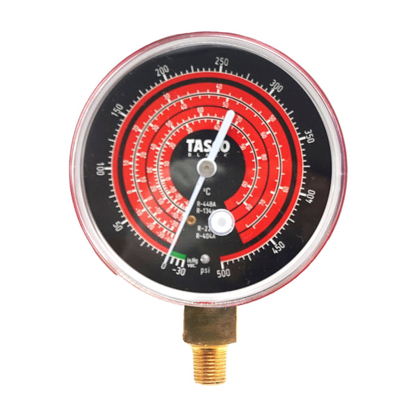 Mặt đồng hồ áp cao Tasco TB12HN, dùng để thay thế cho mặt áp cao của đồng hồ nạp ga TB120SM II