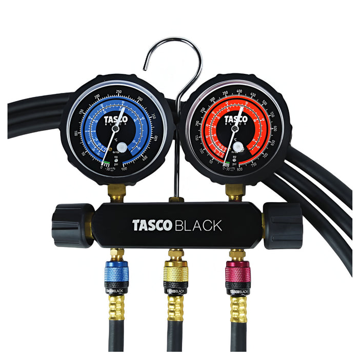 Đồng hồ áp suất Tasco TB140RS dùng để đo áp suất gas R32, R410A trong ngành lạnh