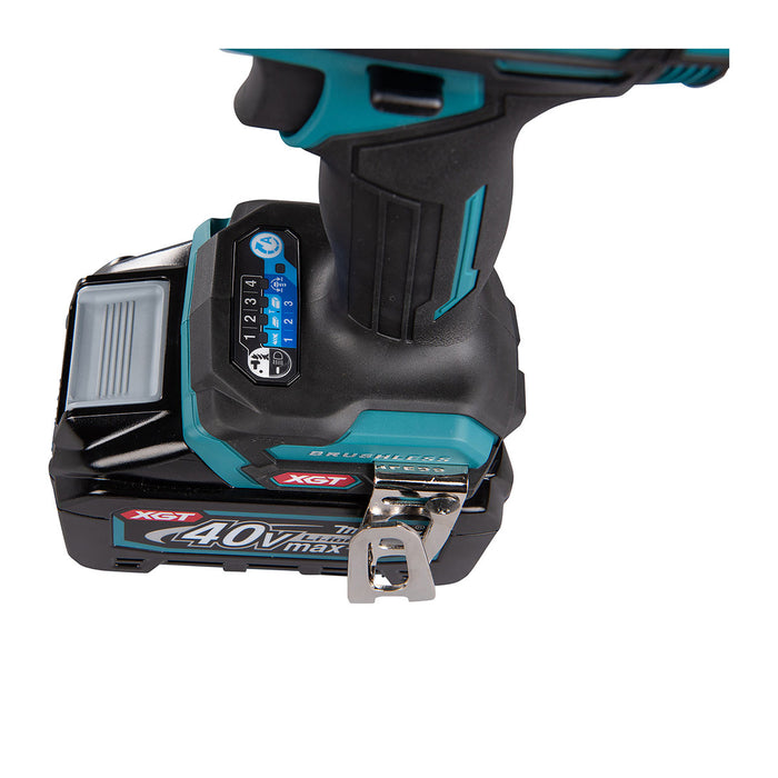 Máy vặn vít Makita TD002G dùng Pin 40Vmax XGT, đuôi lục giác 6.35mm (1/4 inch), lắp mũi vít 1 chạm