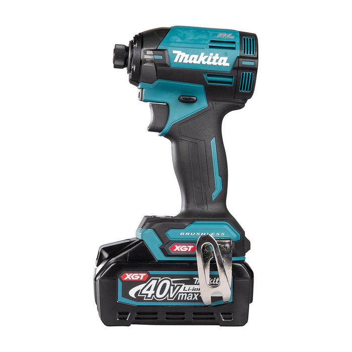 Máy vặn vít Makita TD002G dùng Pin 40Vmax XGT, đuôi lục giác 6.35mm (1/4 inch), lắp mũi vít 1 chạm