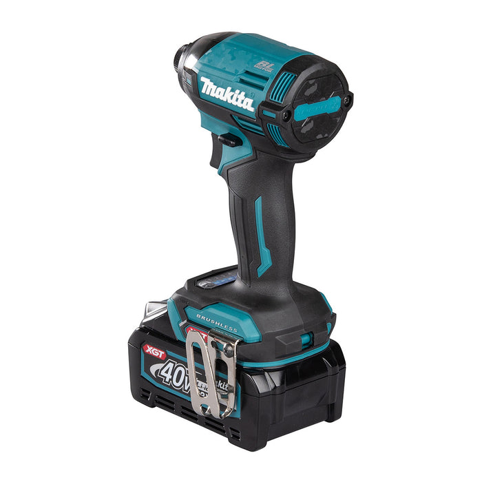 Máy vặn vít Makita TD002G dùng Pin 40Vmax XGT, đuôi lục giác 6.35mm (1/4 inch), lắp mũi vít 1 chạm