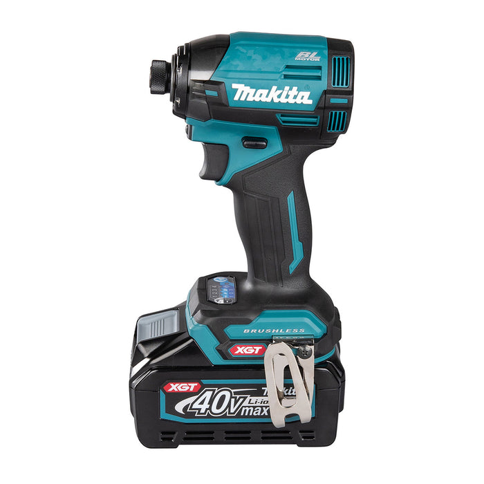 Máy vặn vít Makita TD002G dùng Pin 40Vmax XGT, đuôi lục giác 6.35mm (1/4 inch), lắp mũi vít 1 chạm