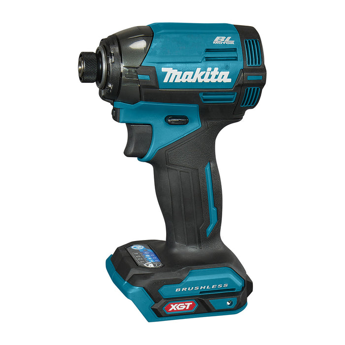 Máy vặn vít Makita TD002G dùng Pin 40Vmax XGT, đuôi lục giác 6.35mm (1/4 inch), lắp mũi vít 1 chạm