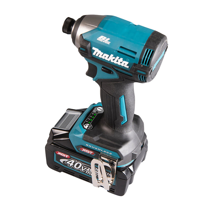 Máy vặn vít Makita TD003G dùng Pin 40Vmax XGT, đuôi lục giác 6.35mm (1/4 inch), lắp mũi vít 1 chạm