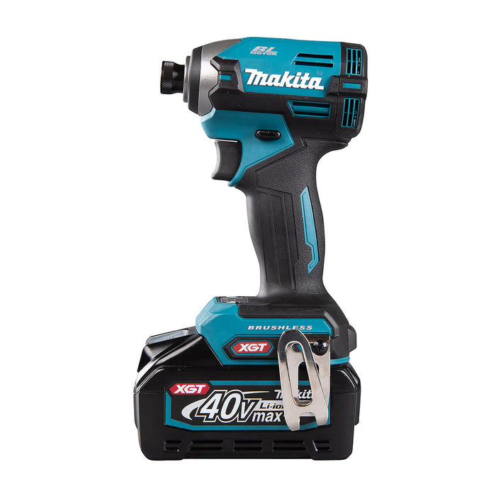 Máy vặn vít Makita TD003G dùng Pin 40Vmax XGT, đuôi lục giác 6.35mm (1/4 inch), lắp mũi vít 1 chạm