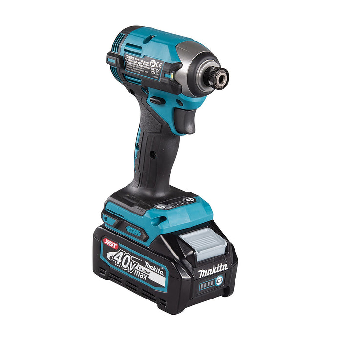 Máy vặn vít Makita TD003G dùng Pin 40Vmax XGT, đuôi lục giác 6.35mm (1/4 inch), lắp mũi vít 1 chạm