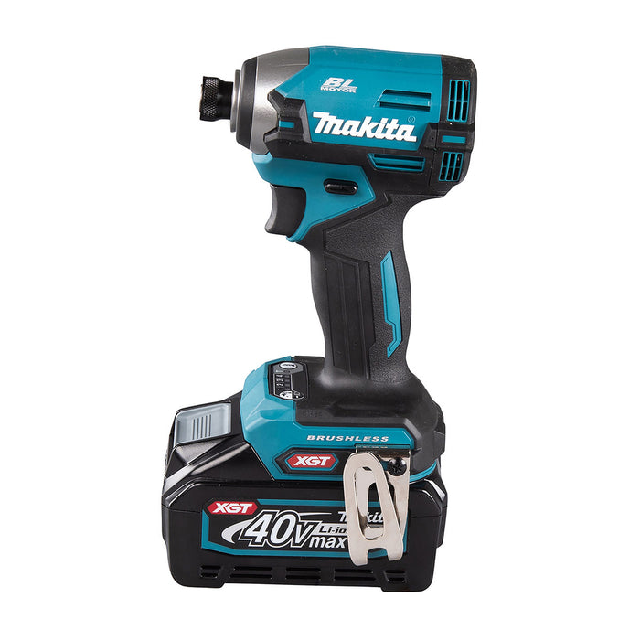 Máy vặn vít Makita TD003G dùng Pin 40Vmax XGT, đuôi lục giác 6.35mm (1/4 inch), lắp mũi vít 1 chạm