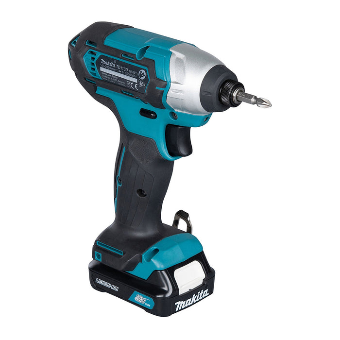 Máy vặn vít Makita TD110D dùng Pin 12Vmax CXT đuôi lục giác 6.35mm (1/4 inch)