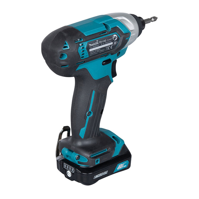 Máy vặn vít Makita TD110D dùng Pin 12Vmax CXT đuôi lục giác 6.35mm (1/4 inch)