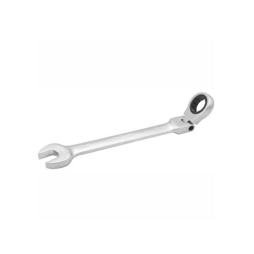 Cờ lê vòng - miệng tự động, đầu lắc léo, mạ Cr, phủ Satin, 8 - 24mm TOLSEN