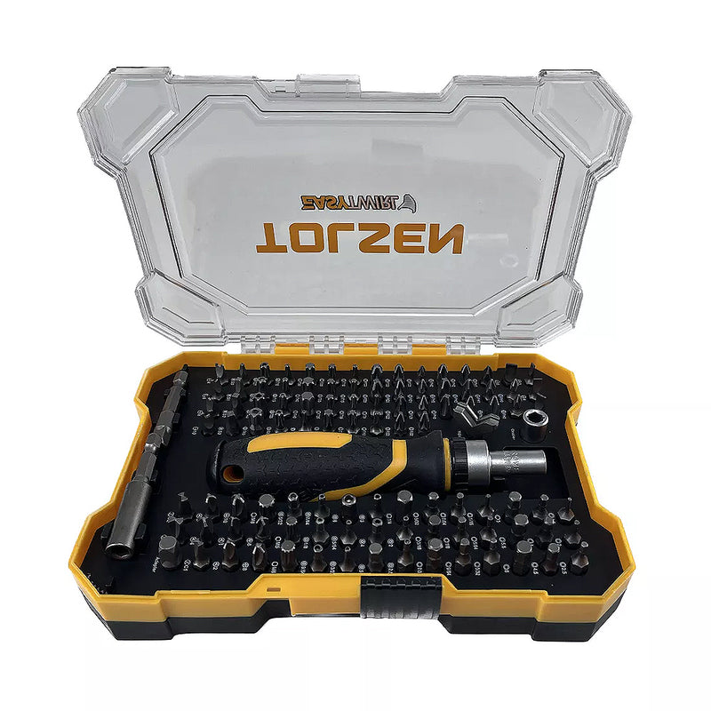 Bộ đầu vít và đầu tuýp 105 món TOLSEN 20188