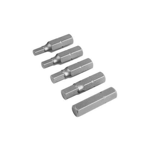 Bộ 5 đầu vít vuông công nghiệp (9/64 inch - 5/32 inch - 3/16 inch - 7/32 inch - 1/4 inch), thép S2, phủ Satin TOLSEN 20290
